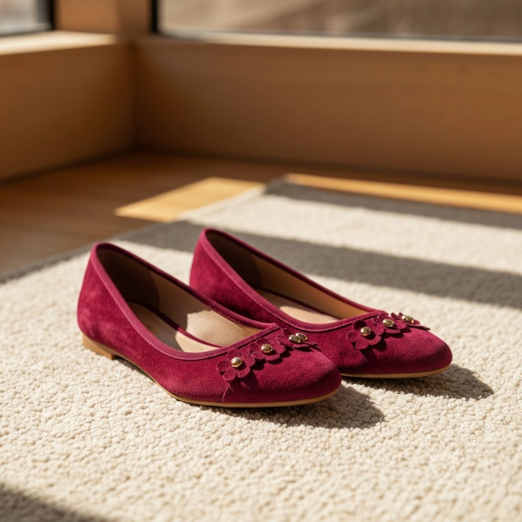 Suede Flats